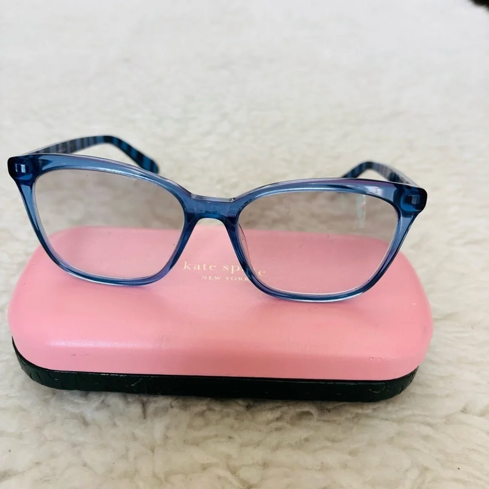 Kate Spade 2 Tone Blue Eyeglasses Frame Only w/ Case size 54 x 16 140